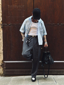 Camicia Cropped Sky