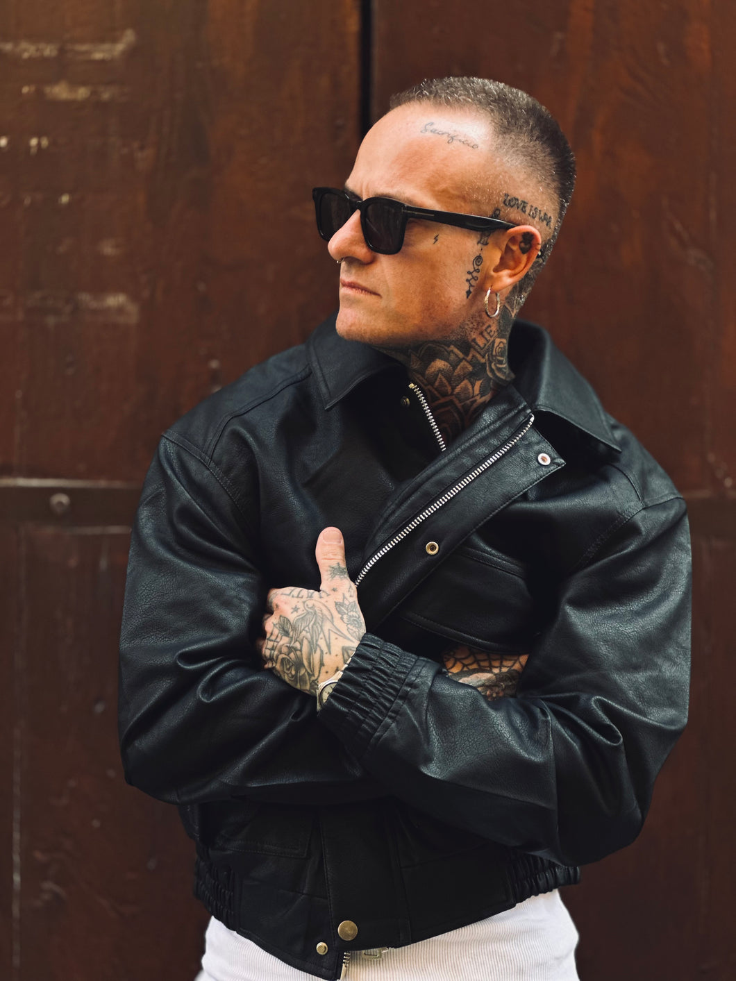 Bomber Tasconi Ecopelle 8899 Black