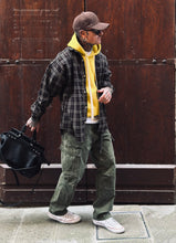 Carica l&#39;immagine nel visualizzatore di Gallery, Cargo VerdeArmy BaggyFit Inserti Jeans
