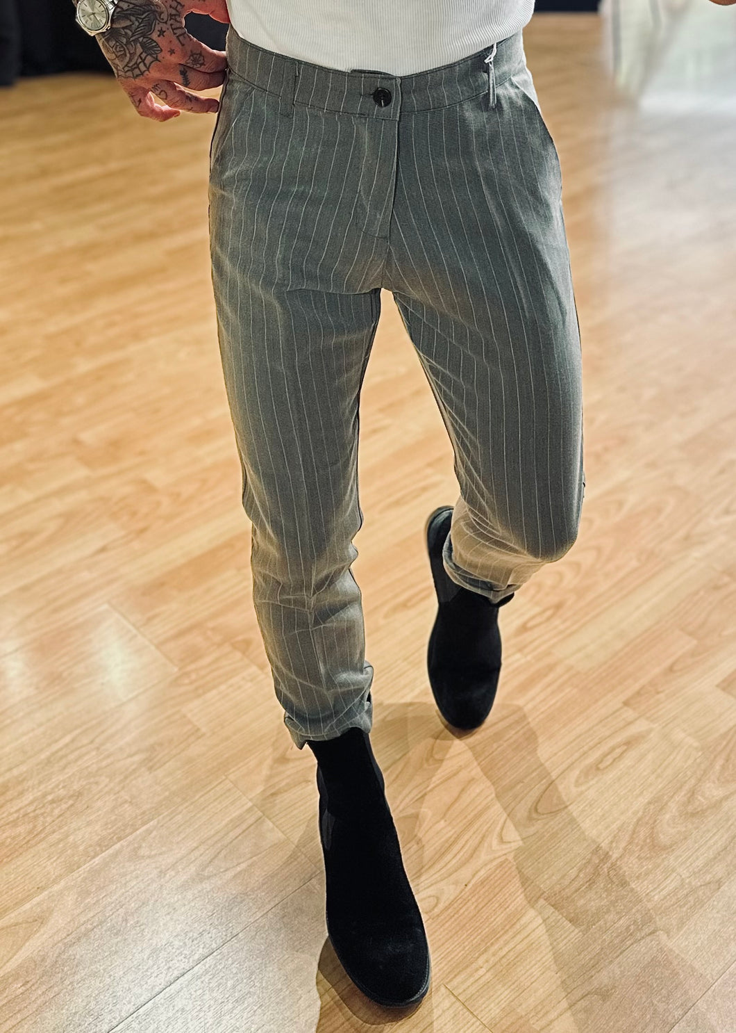 Panta Roy Classic Gessato Grey