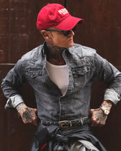 Carica l'immagine nel visualizzatore di Gallery, CAMICIA WESTERN IN JEANS DARKGREY
