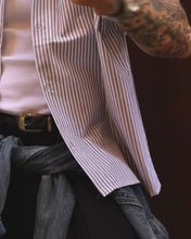 Carica l'immagine nel visualizzatore di Gallery, Camicia Cropped BoxyFit a Bacchetta Bordeaux
