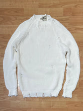 Carica l&#39;immagine nel visualizzatore di Gallery, Maglione MezzoCollo Destroyed Off-White
