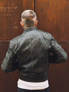 Bomber in Ecopelle 1899 DarkGrey