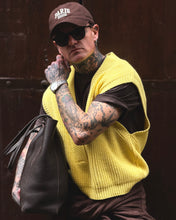 Carica l'immagine nel visualizzatore di Gallery, Gilet OverSize Cropped Lemon
