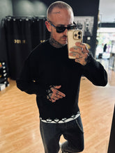 Carica l&#39;immagine nel visualizzatore di Gallery, Maglione MistoLana Destroyed Black
