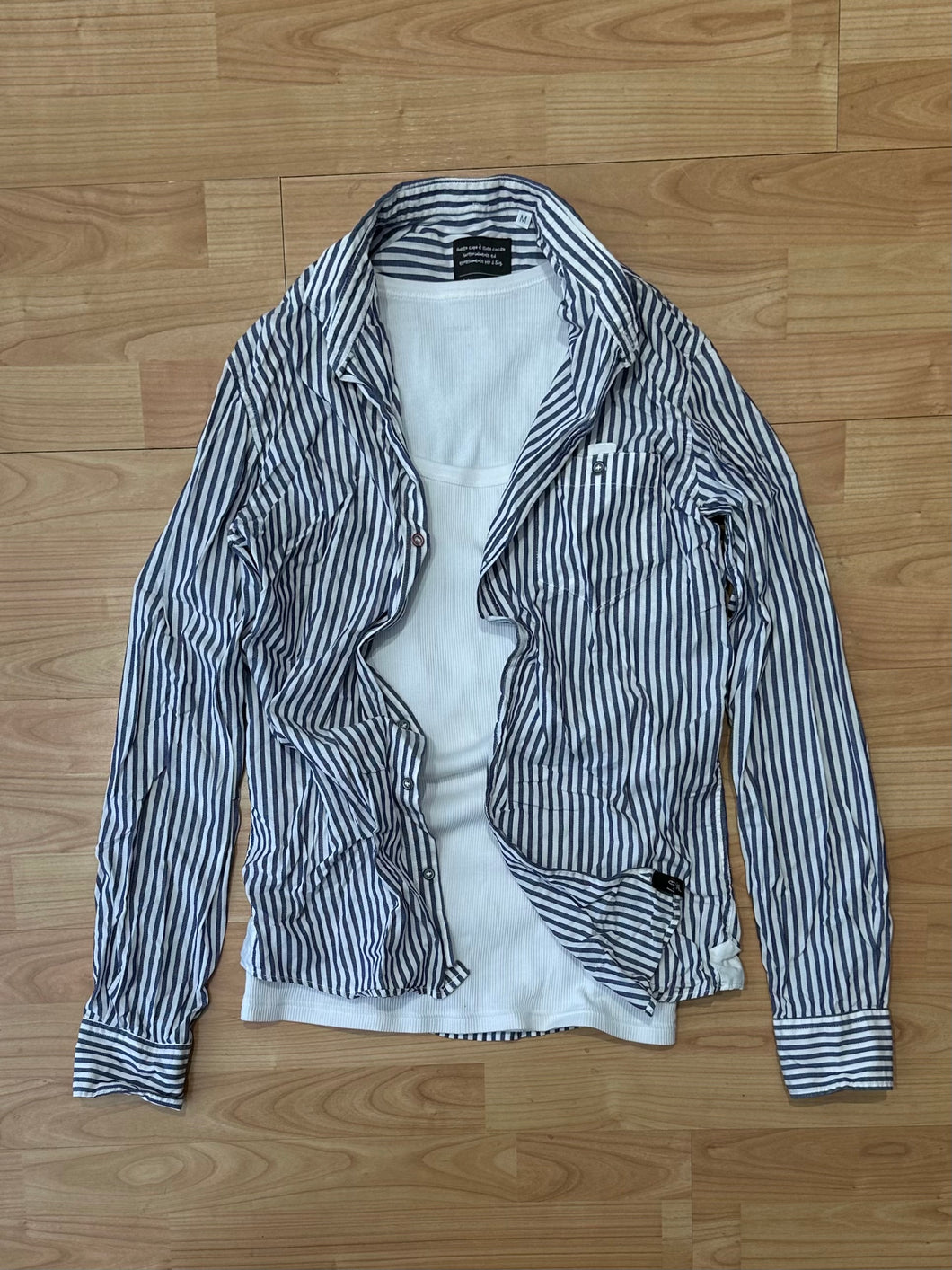 Camicia a Righe Blue