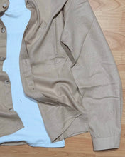 Carica l'immagine nel visualizzatore di Gallery, Camicia Cuba MistoLino MochaMousse
