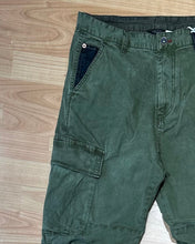 Carica l&#39;immagine nel visualizzatore di Gallery, Cargo VerdeArmy BaggyFit Inserti Jeans

