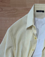 Carica l'immagine nel visualizzatore di Gallery, Camicia Stripes Cropped LightYellow
