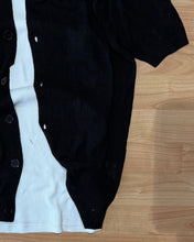 Carica l'immagine nel visualizzatore di Gallery, Maglia in Filo Crochet SlimFit Black

