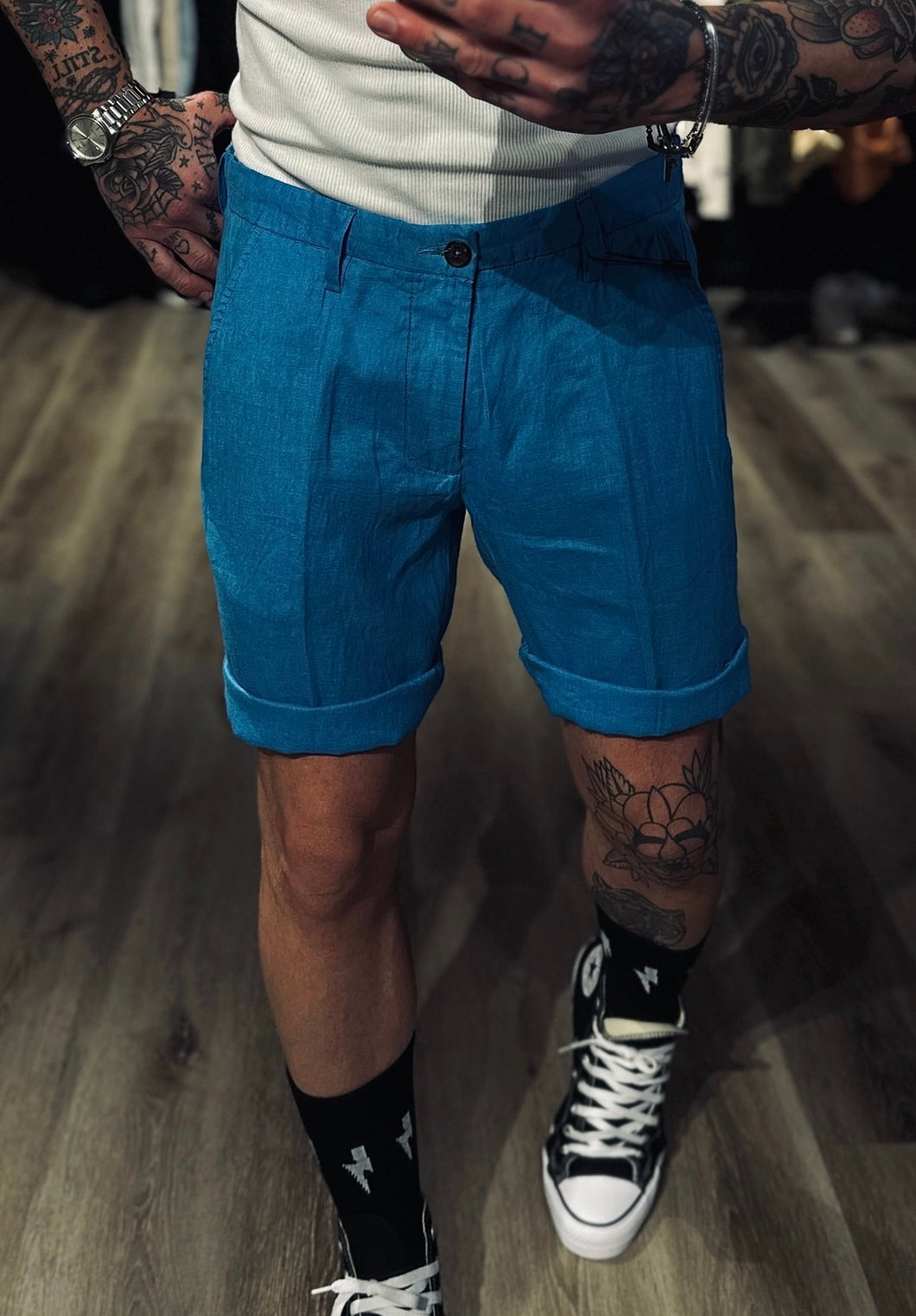 Bermuda In Lino Pavone