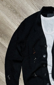 Cardigan Cuciture Black