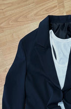 Carica l&#39;immagine nel visualizzatore di Gallery, Blazer DoppioPetto OverSize BluNotte

