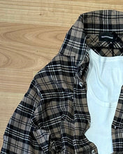 Carica l&#39;immagine nel visualizzatore di Gallery, Camicione Tartan MochaMousse

