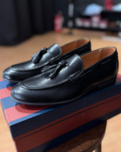Carica l'immagine nel visualizzatore di Gallery, MOCASSINO BON BON IN PELLE BLACK
