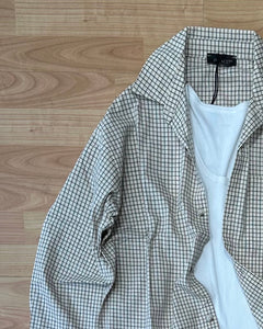Camicia in Check Sabbia