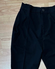 Carica l&#39;immagine nel visualizzatore di Gallery, Panta Inv. LooseFit DoppiaPence Black
