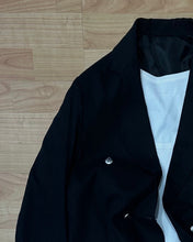 Carica l&#39;immagine nel visualizzatore di Gallery, Blazer Sir Doppiopetto MistoLino Black
