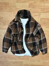Carica l&#39;immagine nel visualizzatore di Gallery, Camicione Flanella MistoLana Cioccolato
