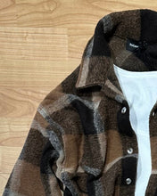 Carica l&#39;immagine nel visualizzatore di Gallery, Camicione Flanella MistoLana Cioccolato
