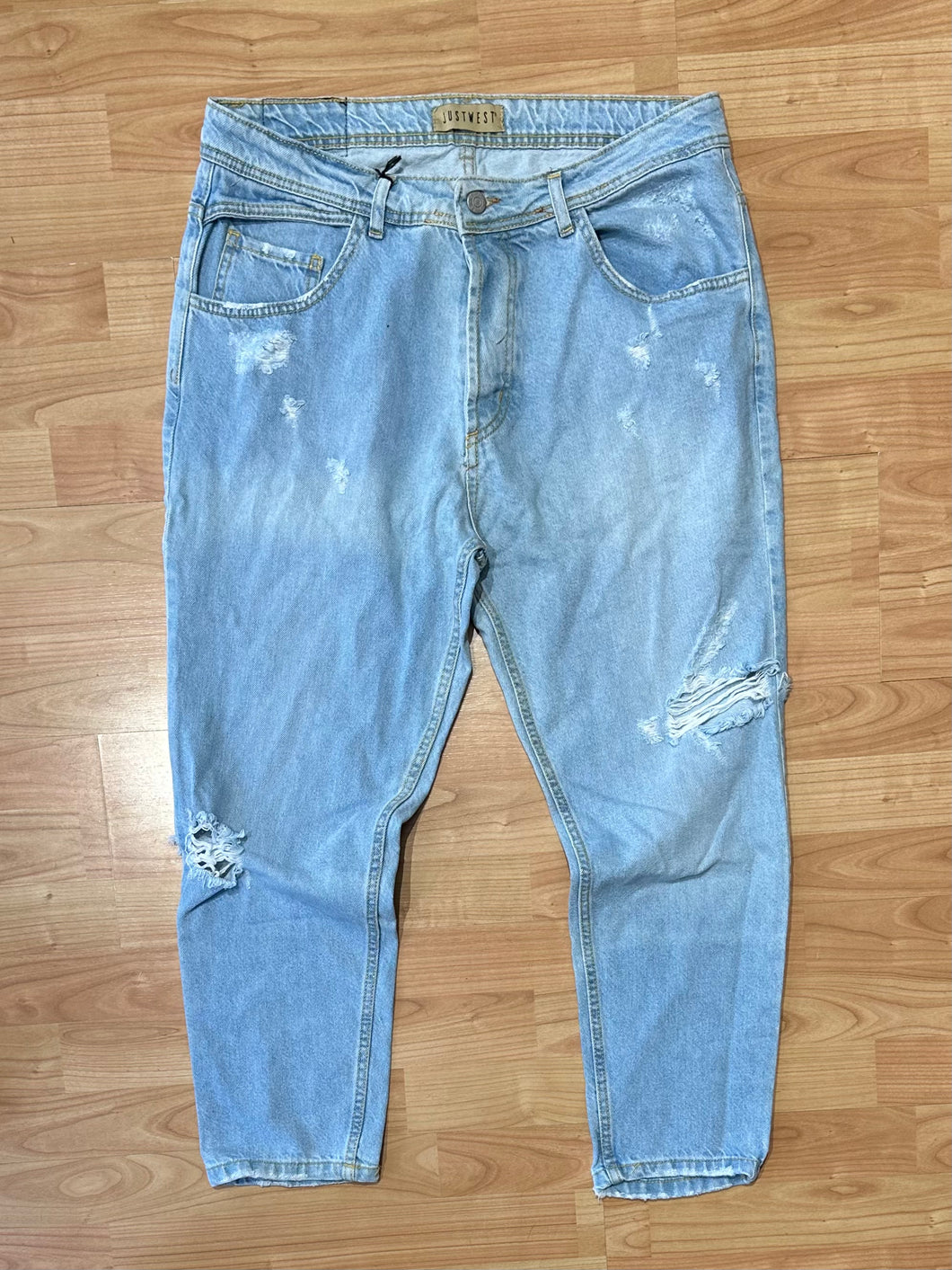 Jeans LooseFit Strappi Laterali