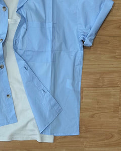 Camicia Cropped Sky