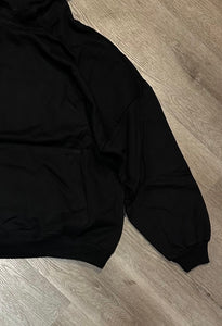 Felpa SuperOverSize Garzata Black