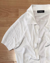 Carica l'immagine nel visualizzatore di Gallery, Maglia in Filo Crochet SlimFit Off-White
