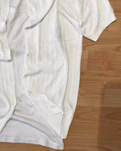 Carica l'immagine nel visualizzatore di Gallery, Maglia in Filo Crochet SlimFit Off-White
