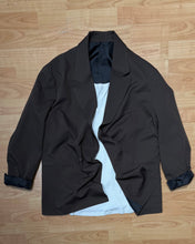 Carica l'immagine nel visualizzatore di Gallery, Blazer Completo Sonny Crockett DoppioPetto OverSize Cioccolato
