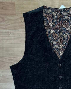 Gilet in Tweed Cioccolato
