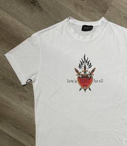 T-Shirt Over LoveIsN(H)otForAll Off-White