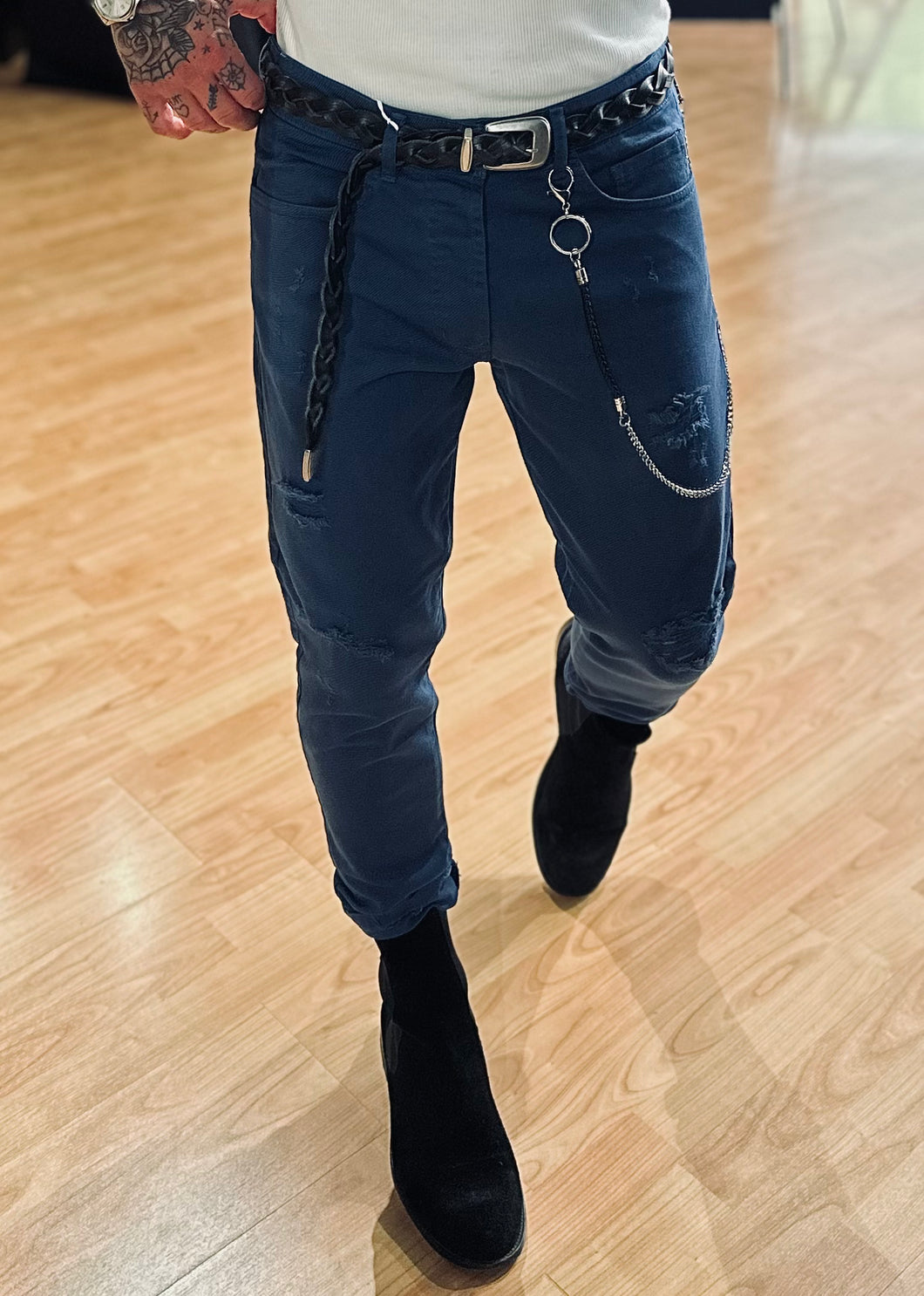 Jeans StraightFit Blu Mechanical