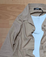 Carica l'immagine nel visualizzatore di Gallery, Camicia Cuba MistoLino MochaMousse
