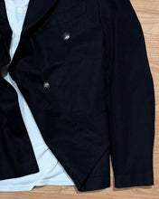Carica l'immagine nel visualizzatore di Gallery, Blazer DoppioPetto SlimFit MistoLino Black
