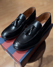 Carica l'immagine nel visualizzatore di Gallery, MOCASSINO BON BON IN PELLE BLACK
