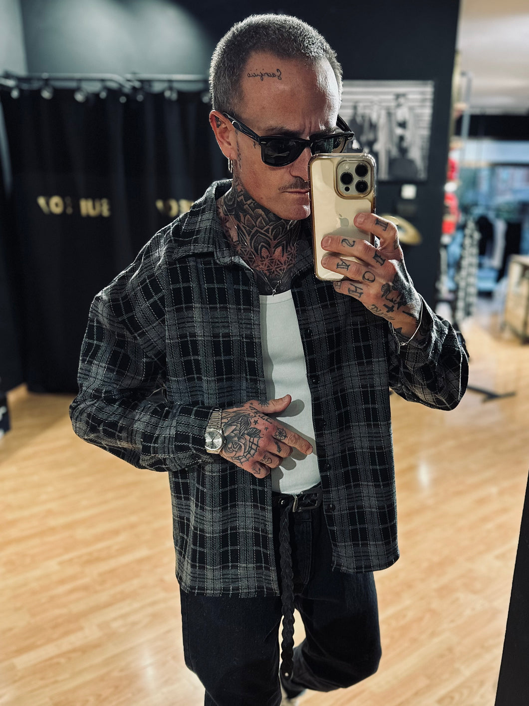 Camicione 1671 Grey&Black