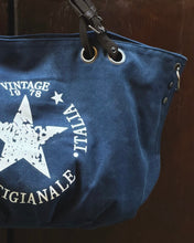 Carica l'immagine nel visualizzatore di Gallery, Bag Star In Tela Dark Blue
