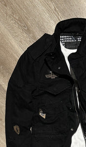 Field Jacket Imbottito Patch Black