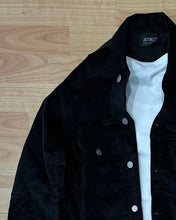 Carica l&#39;immagine nel visualizzatore di Gallery, Jacket Cropped a Costine Black
