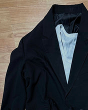 Carica l'immagine nel visualizzatore di Gallery, Blazer Completo Sonny Crockett DoppioPetto OverSize Black
