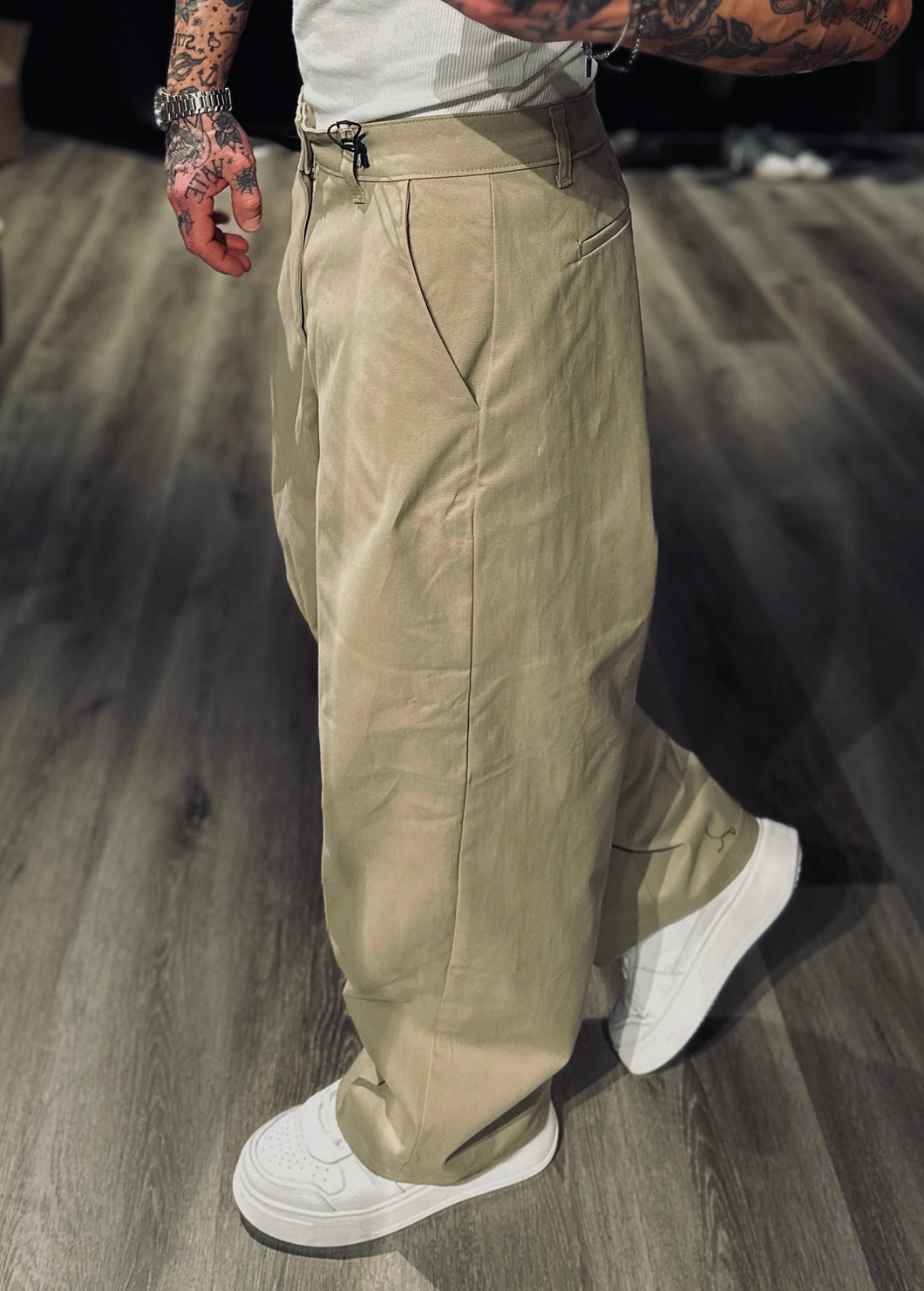 Panta Super Loose Nocciola