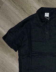 Coordinato Polo in Lino Black