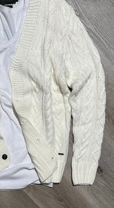 Cardigan Braids Off-White