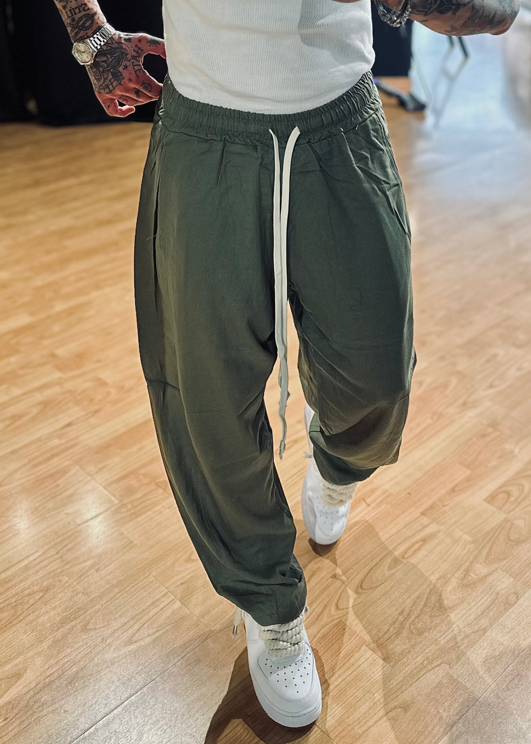 Panta Japan MistoLino Verde Army