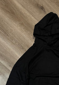 Felpa SuperOverSize Garzata Black