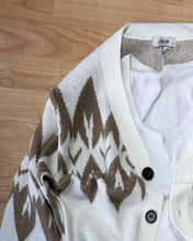 Carica l'immagine nel visualizzatore di Gallery, Cardigan Harlequin MistoLana MochaMousse
