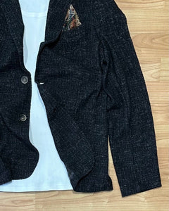 Blazer in Tweed Cioccolato