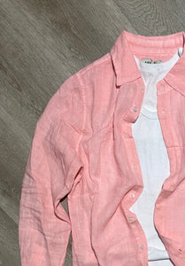 Camicia In Lino Agata Pink